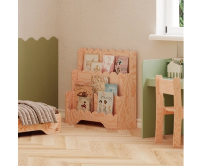 Kinderbücherregal LULU Montessori aus Holz