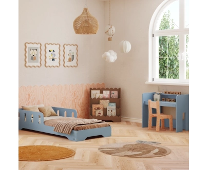 Kinderbücherregal LULU Montessori aus Holz