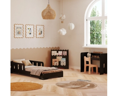 Kinderbücherregal LULU Montessori aus Holz