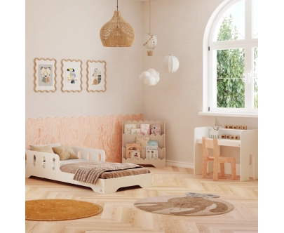 Kinderbücherregal LULU Montessori aus Holz