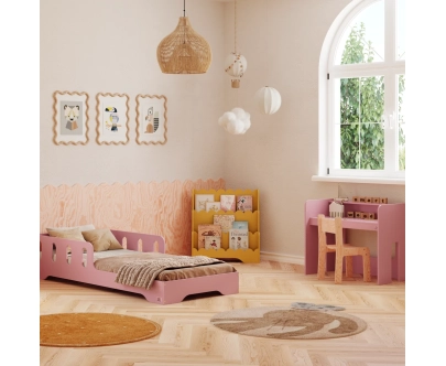 Kinderbücherregal LULU Montessori aus Holz