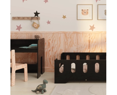 Kinderschreibtisch mit Stuhl Set MIMI BRK Montessori Holz