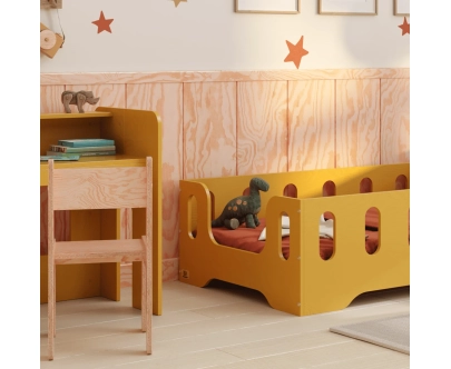 Kinderschreibtisch mit Stuhl Set MIMI BRK Montessori Holz