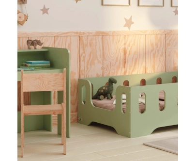 Kinderschreibtisch mit Stuhl Set MIMI BRK Montessori Holz