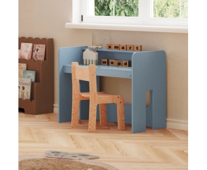 Kinderschreibtisch mit Stuhl Set MIMI BRK Montessori Holz
