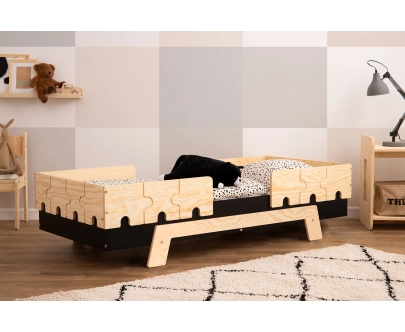 Geländer für Kinderbetten PUZZLE Montessori Holz