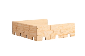 Geländer für Kinderbetten PUZZLE Montessori Holz