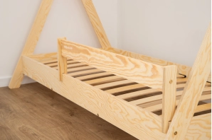 Geländer für Kinderbetten Universal und Ausziehbar Montessori Holz