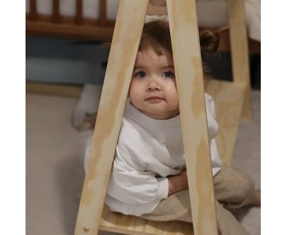Kleiderständer für Kinder mit Ablage TIPI Montessori Holz