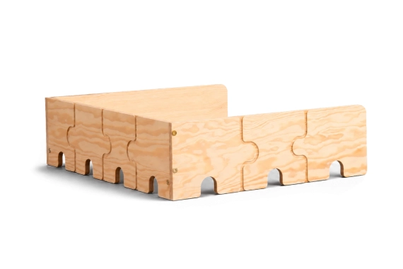 Geländer für Kinderbetten PUZZLE Montessori Holz