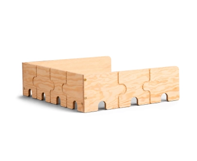 Geländer für Kinderbetten PUZZLE Montessori Holz
