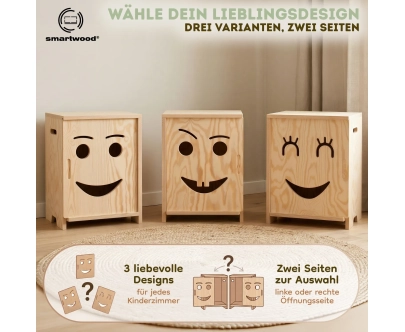 Nachttisch für Kinder KAPI Montessori Holz
