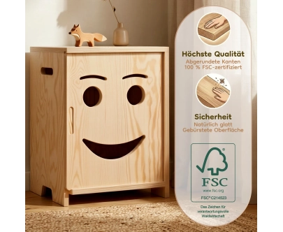 Nachttisch für Kinder KAPI Montessori Holz