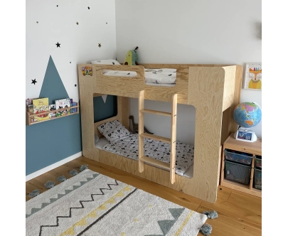 Etagenbett für Kinder mit Lattenrost MIMI Montessori Holz