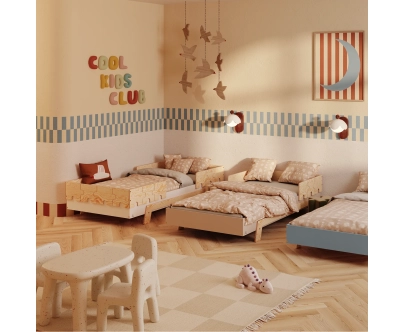 Geländer für Kinderbetten PUZZLE Montessori Holz