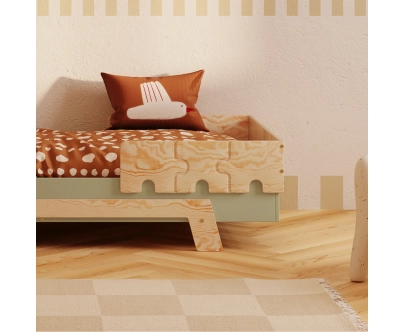 Geländer für Kinderbetten PUZZLE Montessori Holz