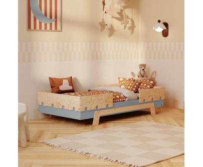 Geländer für Kinderbetten PUZZLE Montessori Holz