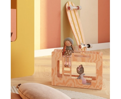 Etagenbett für Puppen MINI MIMI B Montessori Holz