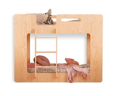 Etagenbett für Kinder mit Lattenrost MIMI Montessori Holz