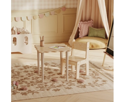 Kindertisch mit Stuhl SET NALU TAB Montessori Holz
