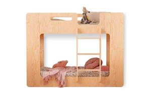 Etagenbett für Kinder mit Lattenrost MIMI Montessori Holz
