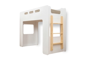 Hochbett für Kinder mit Lattenrost MIMI A Montessori Holz