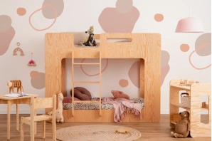 Etagenbett für Kinder mit Lattenrost MIMI Montessori Holz