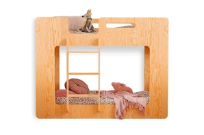 Etagenbett für Kinder mit Lattenrost MIMI Montessori Holz
