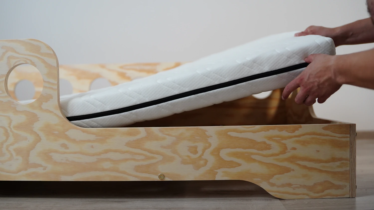 Schaumstoffmatratze für Kinder 12 cm mittlerer Härtegrad (H2)