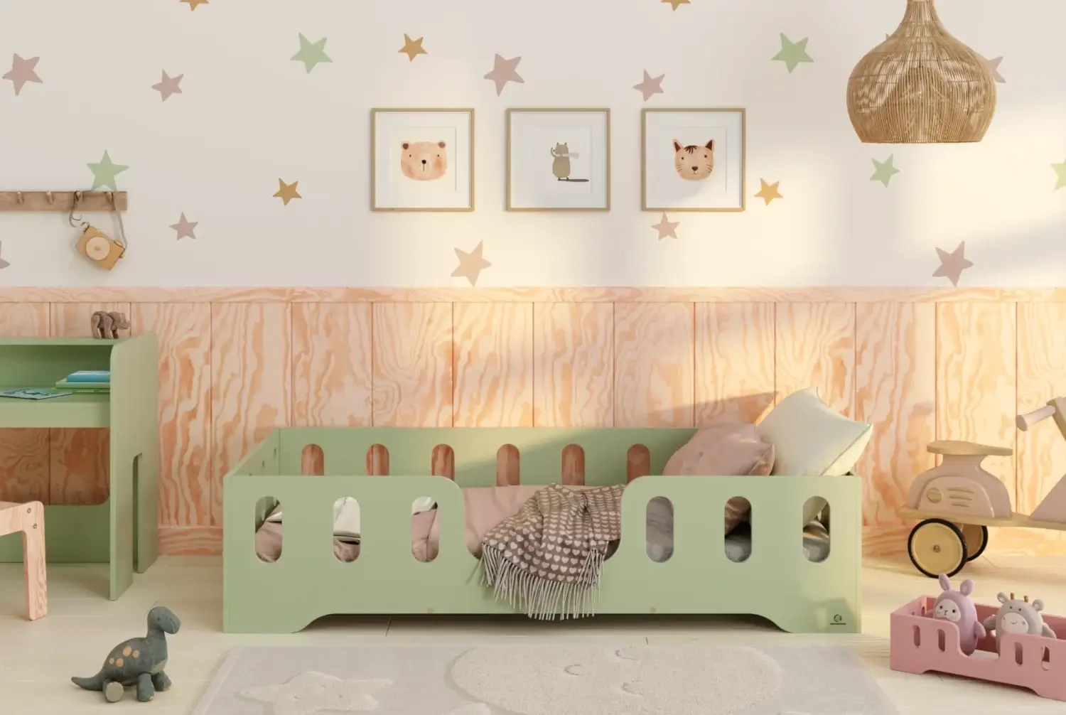Puppenbett MINI TILA 2 Montessori Holz