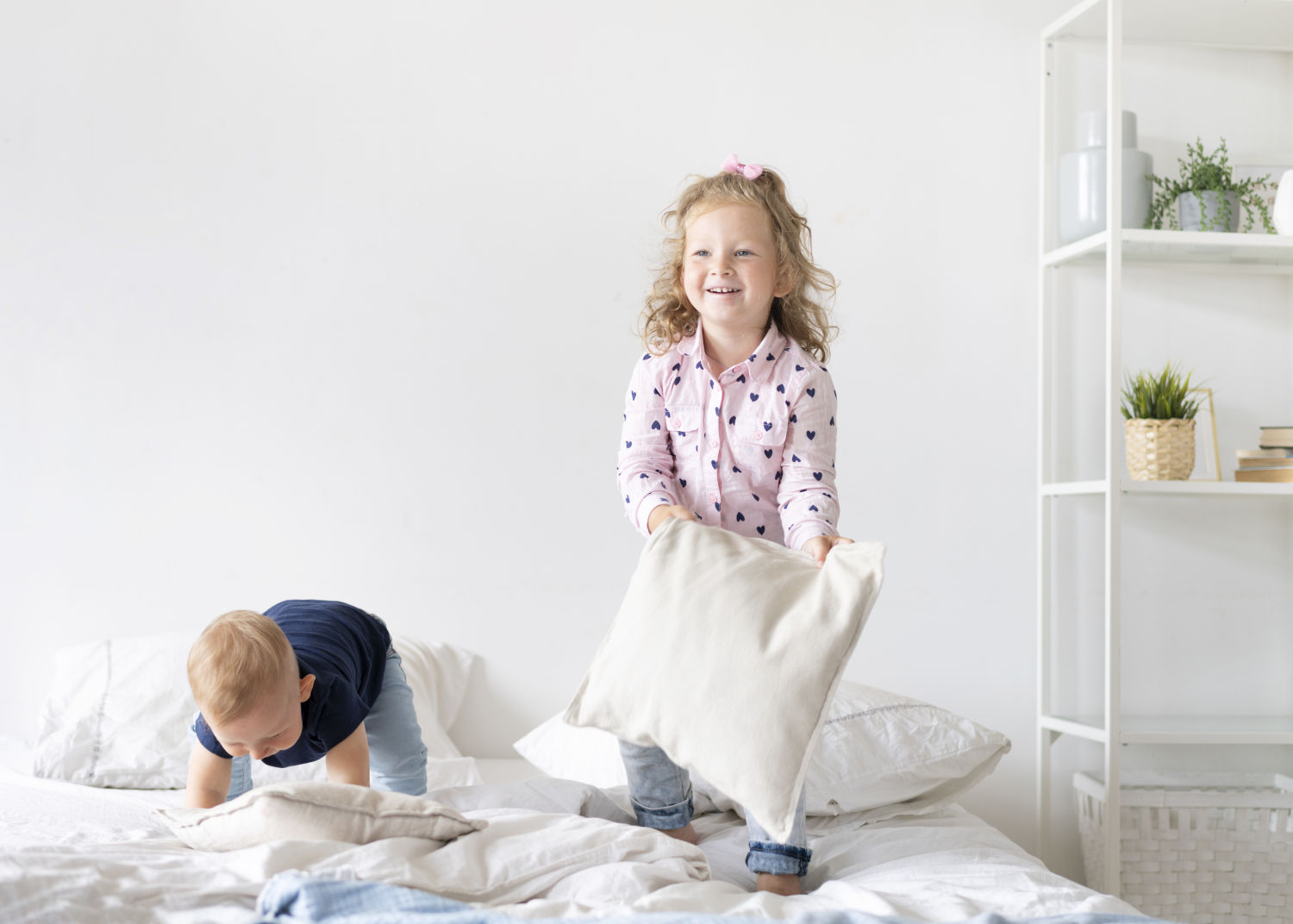 Schaumstoffmatratze für Kinder 12 cm mittlerer Härtegrad (H2)