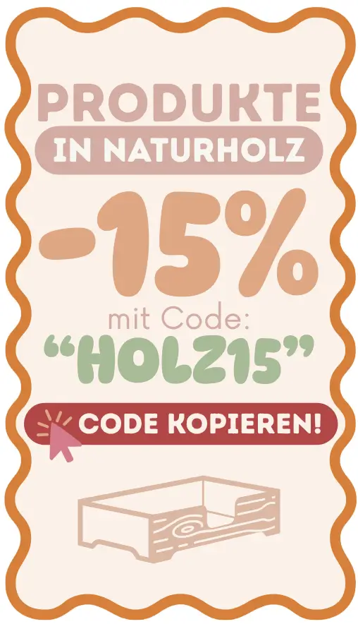 -15% auf Produkte in Naturholz