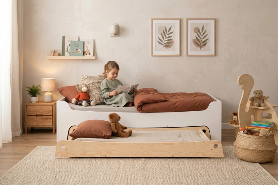 Kinderbett und Ordnung: Welches Modell erleichtert das Aufräumen des Zimmers?