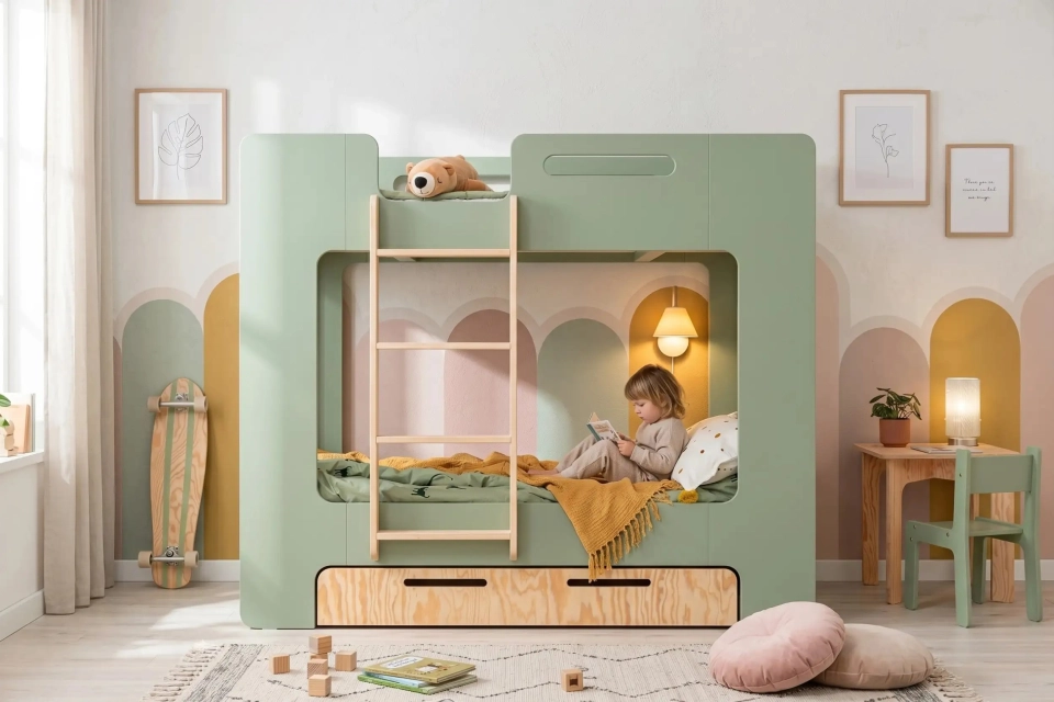 Etagenbetten: Vorteile für kleine Kinderzimmer & Sicherheitstipps
