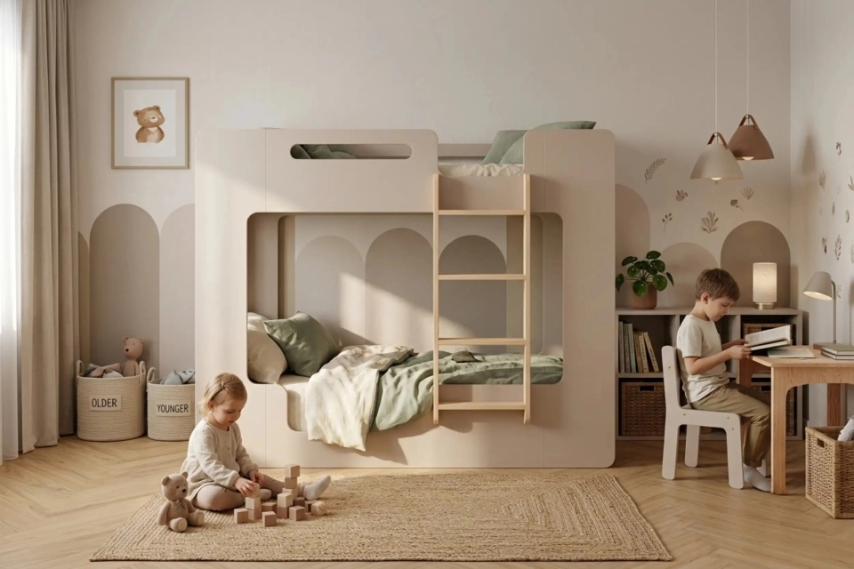 Geschwisterzimmer mit Altersunterschied einrichten – Tipps & Ideen