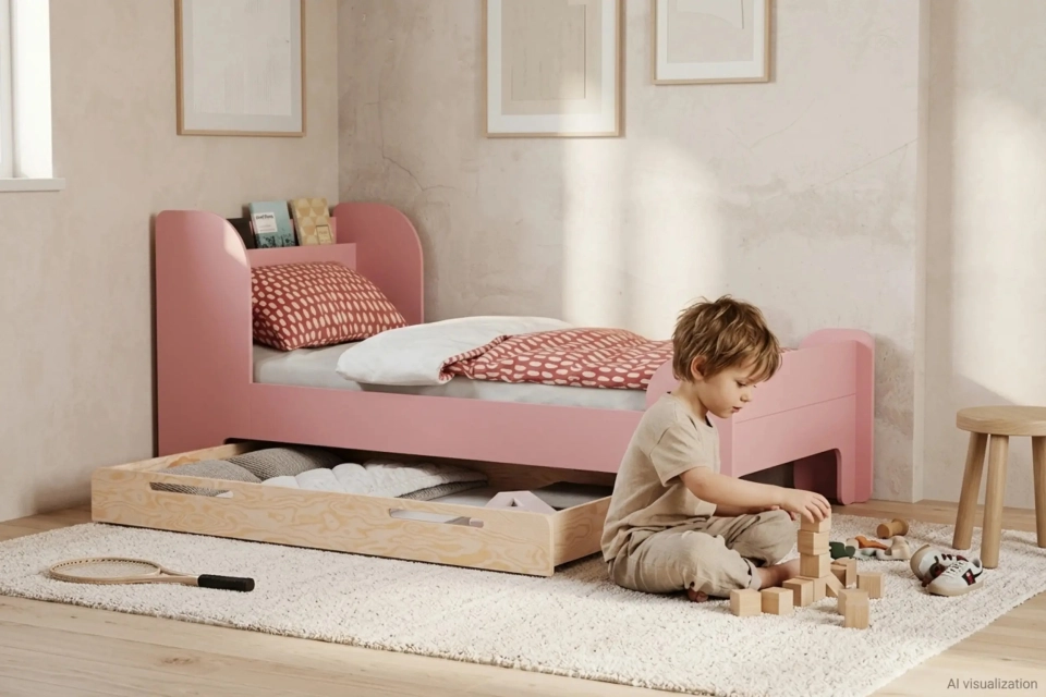 Kinderbett mit Schlaffunktion und Stauraum: So findest du das perfekte Modell für kleine Zimmer
